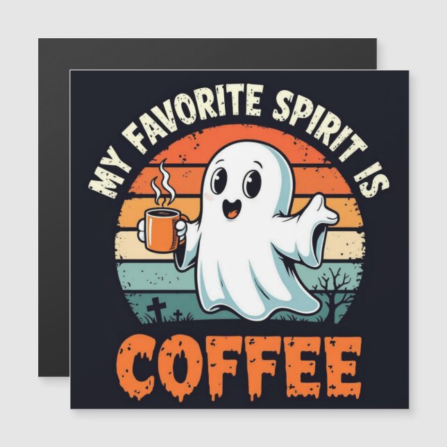 Halloween Spirit Coffee Ghost (Front/Back)