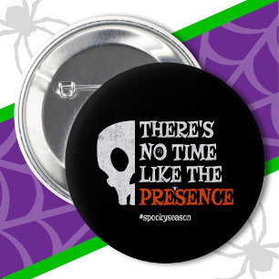Halloween Spirit Spooky Skull Funny Halloween 2 Inch Round Button