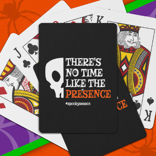 Halloween Spirit Spooky Skull Funny Halloween Playing Cards