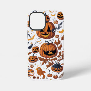 Halloween Spirits   Cute Ghost & Pumpkin Phone Cas iPhone 12 Mini Case