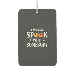 Halloween Spook Somebody Pumpkin Spider SVG Air Freshener