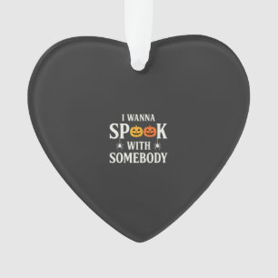 Halloween Spook Somebody Pumpkin Spider SVG Ornament