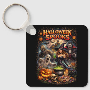 Halloween Spooks Keychain