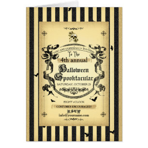 Halloween ~ Spooktacular1 - Greeting Card/Invite