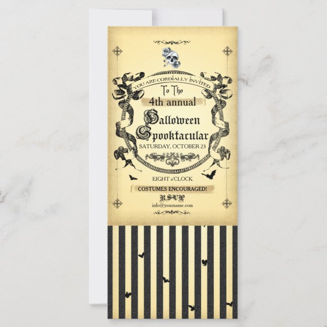 Halloween ~ Spooktacular1 - Invitation / Rackcard (Front)