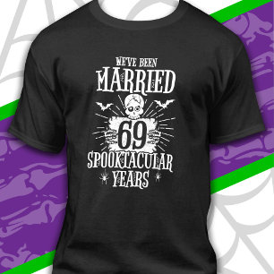 Halloween Spooktacular 69th Wedding Anniversary T-Shirt