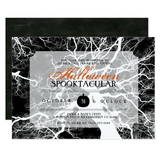 Halloween Spooktacular Party Invite