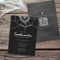 Halloween Spooktacular Spider QR Code Social Media