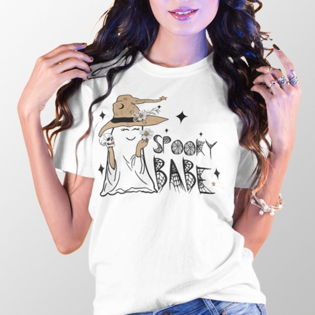 HALLOWEEN SPOOKY BABE VAMPIRE GHOST T-Shirt (Creator Uploaded)