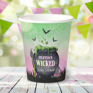 Halloween Spooky Baby Shower Paper Cups