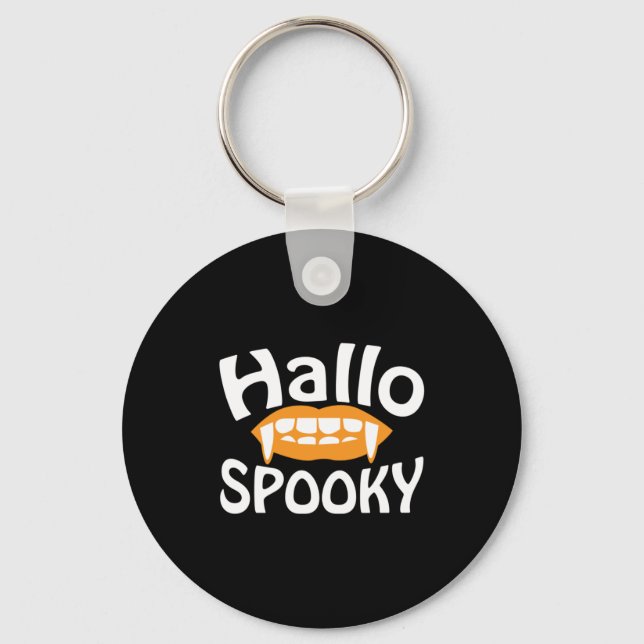 Halloween Spooky Birthday Keychain (Front)