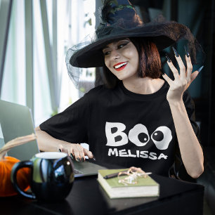 Halloween Spooky Boo Custom Cute Whimsical Fun  T-Shirt