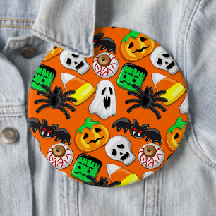Halloween Spooky Candies Party     6 Inch Round Button