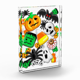Halloween Spooky Candies Party Photo Block