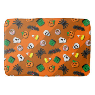 Halloween Spooky Candies Party       Table Lamp Bath Mat