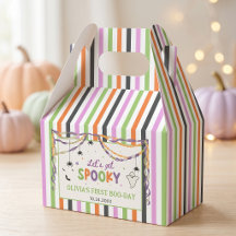 Halloween Spooky Fun Birthday Party Favour Box