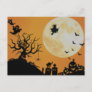 Halloween Spooky Fun Postcard