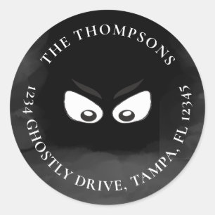 Halloween Spooky Ghost Cute Return Address Label