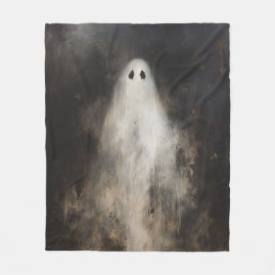 Halloween Spooky Ghost Fleece Blanket