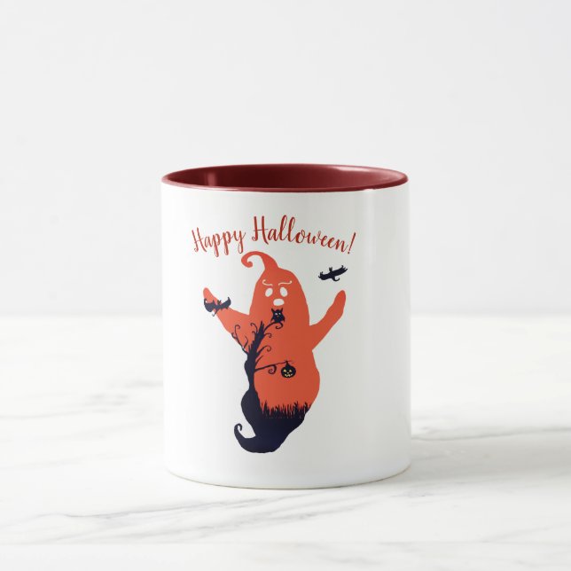 Halloween Spooky Ghost  Mug (Center)