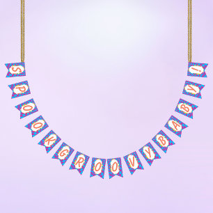 Halloween Spooky Groovy Bunting Flags