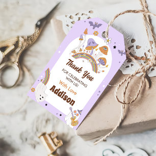  Halloween Spooky Groovy Cute Ghost Birthday Gift Tags