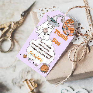 Halloween Spooky Groovy Cute Ghost Gift Tags