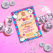 Halloween Spooky Groovy Party Invitation