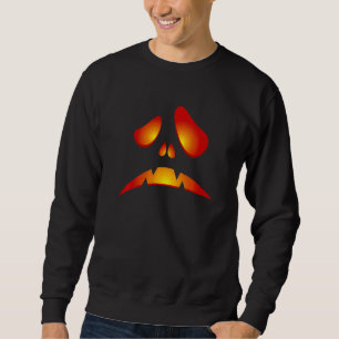 Halloween Spooky Halloween Pumpkin Head Face Scary Sweatshirt