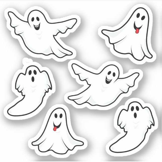 Halloween Spooky Laughing Ghosts (Front)