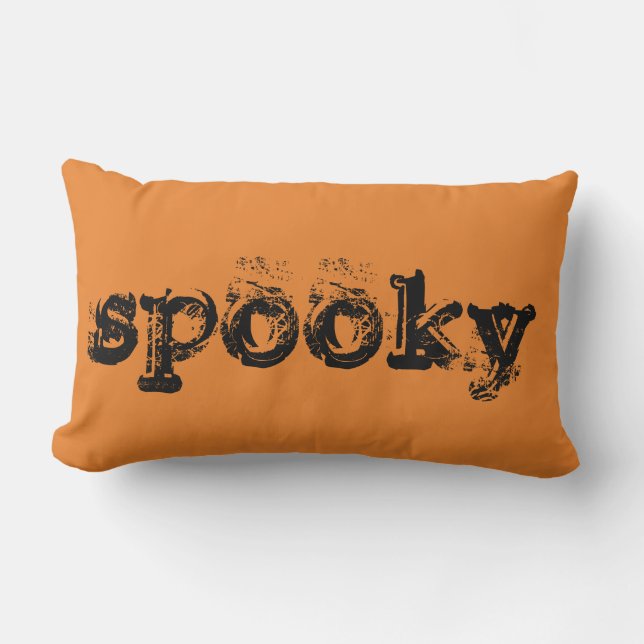 Halloween Spooky Lumbar Pillow (Front)