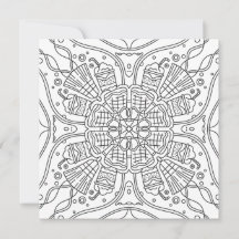Halloween Spooky Night Colouring Card