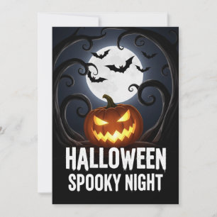Halloween Spooky Night Invitation