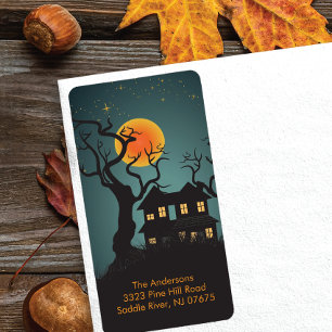 Halloween Spooky Night Return Address Label