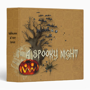 Halloween Spooky Notebook Binder Scrapbook Album