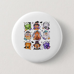Halloween Spooky Nugget Cute Scary Movie Character 2 Inch Round Button