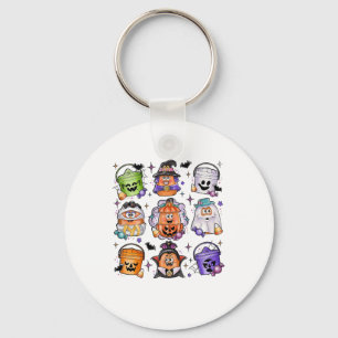 Halloween Spooky Nugget Cute Scary Movie Character Keychain