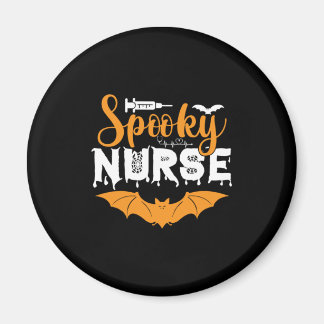 Halloween Spooky Nurse Birthday Magnet