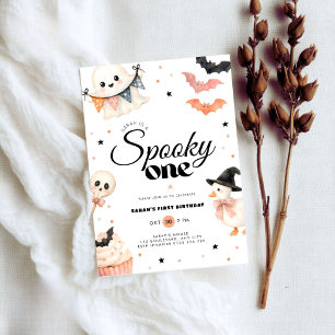 Halloween Spooky One 1st Birthday Invitation