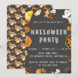 HALLOWEEN SPOOKY PARTY INVITATION