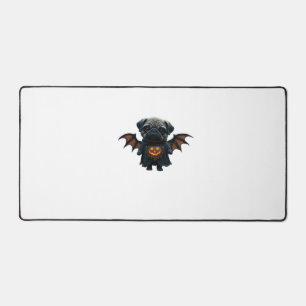 Halloween Spooky Pug Classic T-Shirt Desk Mat