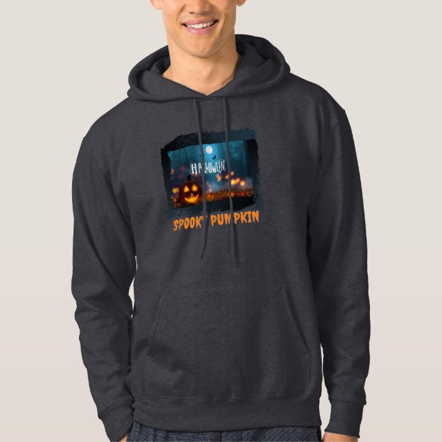 HALLOWEEN SPOOKY PUMPKIN HOODIE (Front)