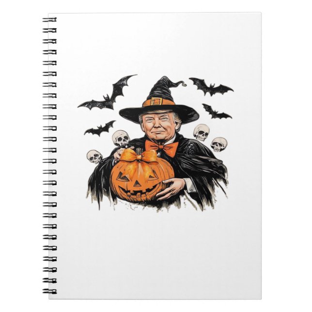Halloween Spooky Pumpkin Notebook (Front)