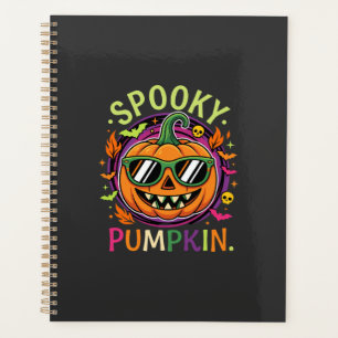 Halloween Spooky Pumpkin Sunglasses Vector Planner