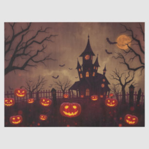 Halloween Spooky Scene Fantasy  Tissue Pap Paper
