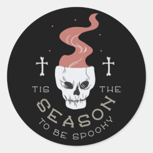 Halloween Spooky Season Classic Round Sticker