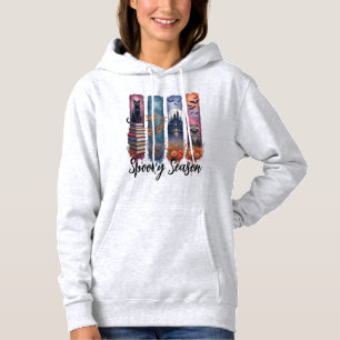 Halloween Spooky Season Gothic Brushstroke Hoodie