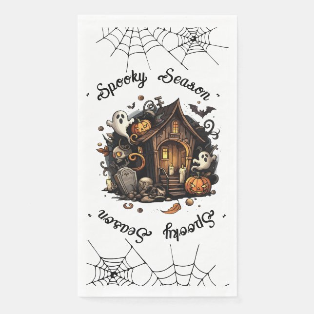 Halloween  👻 spooky season  💀 Napkins 🍽️   (Front)