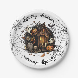 Halloween 👻 spooky season 💀 Paper Plate