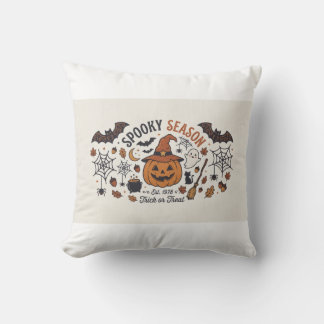 Halloween spooky season pillow